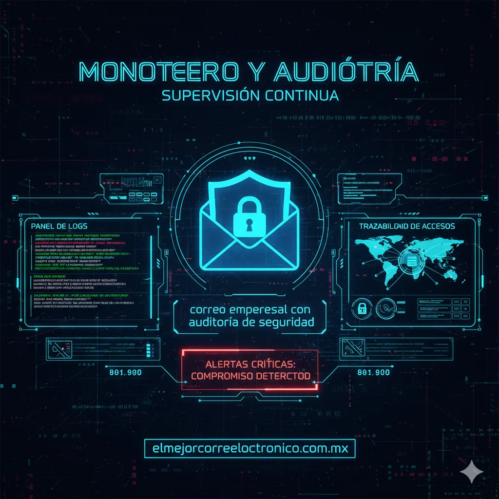 auditoría en correos para equipos remotos