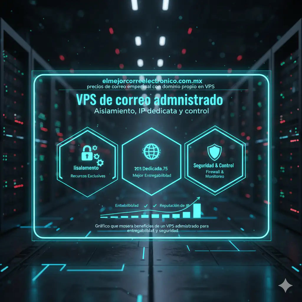 precios de correo empresarial con dominio propio en VPS