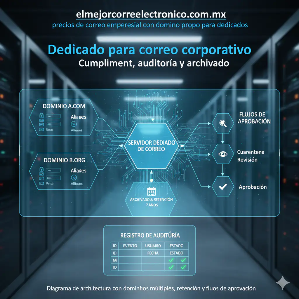precios de correo empresarial con dominio propio para dedicados