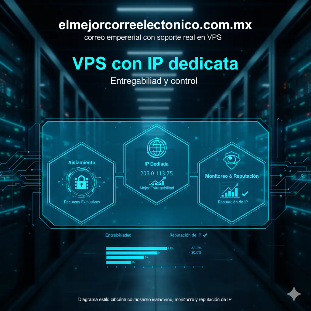 correo empresarial con soporte real en VPS