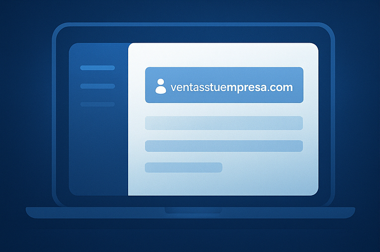 Correo empresarial con dominio propio mostrando cómo evitar que tus facturas electrónicas terminen en spam.