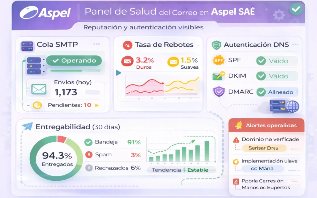 Correos Corporativos Configurables para Aspel SAE