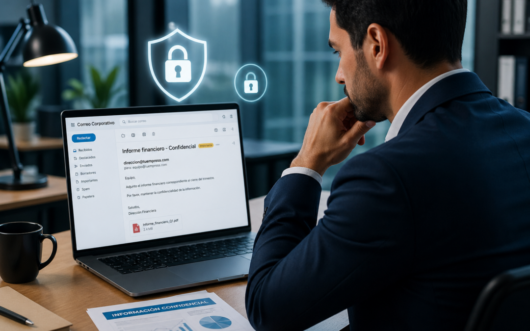 Correo corporativo para empresas que manejan datos sensibles